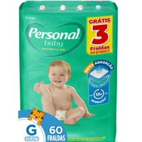 Imagem da promoção Fralda Personal Baby Protect&Sec G 60 unidades