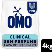 Imagem da promoção Sabão em Pó Omo Clinical Hipoalergênico Sem Perfume Lavanderia Profissional 4kg