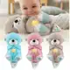 Brinquedos de pelúcia que respiram, lontra/elefante/coala, brilho/apaziguar boneca do sono do bebê em oferta