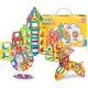 Blocos de Montar Magnéticos Construção Brinquedo Educativo Infantil Brastoy 120 Peças em oferta