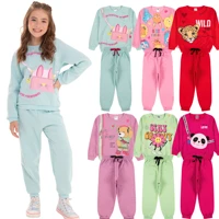 Imagem da promoção Kit Sortido 8 Peças de Roupas Feminino Infantil Inverno – 4 blusas casacos + 4 calças de 1 ao 10 – K