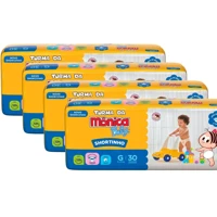 Imagem da promoção Fralda Turma da Mônica Baby Shortinho G 120 Unidades [Comprando 2 Unidades]