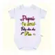 Body Bebê Frases Papai Te Amo Feliz Dia Dos Pais (P ao GG) em oferta