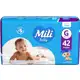 Fralda Mili Ultra Seca G 42 unidades em oferta