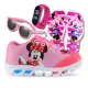 Tênis de Led Infantil Feminino Minnie Mais Chinelo com Relogio e Oculos em oferta