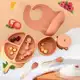 8pcs Conjunto De Talheres Infantis Para Bebês Complementares De Treinamento De Alimentos Tigela De S em oferta
