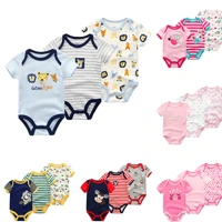 Imagem da promoção 3 Pcs Moda Recém-Nascido 100 % Algodão Baby Boys Meninas Fatos De Bebê Bonitos Roupas De 0-12M