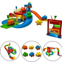 Imagem da promoção Brinquedo de Menino Pista De Carrinho Rampa de Corrida Infantil Carros Colorido 37 Peças