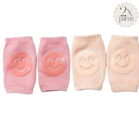 Imagem da promoção Kit 2 Pares Joelheira Bebe Engatinhar Infantil Proteção Para Joelhos Crianças Meias