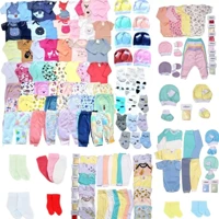 Imagem da promoção Kit 24 pcs Body de Bebê Enxoval Completo 100% Algodão