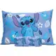 Jogo de Lençol 2 Peças Portallar Disney Stitch Blue Solteiro em oferta