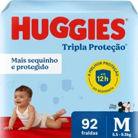 Imagem da promoção Fralda Huggies Tripla Proteção M 92 unidades