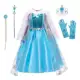 Fantasia Infantil Frozen Vestido Elsa + Kit De Acessórios em oferta