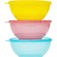 Imagem da promoção Kit 3 Potes Com Tampa, Colorido Buba 16175