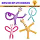 Kits de Brinquedo Infantil Girafa Pop Tubo Led Com Ventosa em oferta