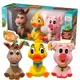 Brinquedo Fazendinha Animais da Fazenda 3 Unidades Vinil Macio em oferta