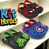 Imagem da promoção Kit 3 Pares Sandalia Babuche Infantil Menino