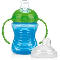 Imagem da promoção Copo com Alça e Bico de Silicone Azul Nuby