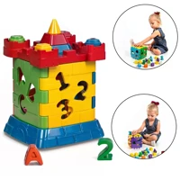 Imagem da promoção Castelinho de Brinquedo Educativo Para Montar Com Letras e Numeros Desenvolvimento Infantil