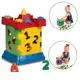 Castelinho de Brinquedo Educativo Para Montar Com Letras e Numeros Desenvolvimento Infantil em oferta