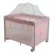 Berço Desmontável Portátil Serenata Pink Burigotto Até 15 Kg Desenho do tecido Liso em oferta
