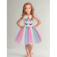 Imagem da promoção Vestido Tutu Infantil Unicórnio Tule