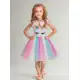 Vestido Tutu Infantil Unicórnio Tule em oferta