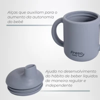 Imagem da promoção Freso Baby Copo De Transição Alimentação Do Bebê Treinamento Introdução Alimentar Infantil Blw Silic