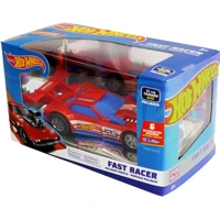 Imagem da promoção Carro de Fricção Hot Wheels Fast Racer Luz e Som Modelos Sortidos Multikids - BR2084