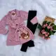 Conjunto infantil menina blogueirinha 3 peças Calça, blusa e Faixa inverno em oferta