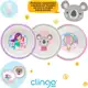 Kit 3 Bowl Coala/Sereia/Balão Clingo em oferta