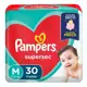 Fralda Pampers Supersec M 30 Unidades em oferta