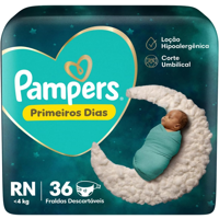 Imagem da oferta Fralda Pampers Premium Care RN 36 unidades