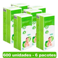 Imagem da oferta Kit Algodão Bellacotton Quadrado Para Bebê - 6 Pacotes