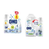Sabão Líquido Omo Puro Cuidado + Garrafa para Diluição - 500ml em oferta na Casas Bahia
