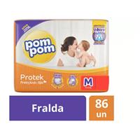 Imagem da promoção Fralda Pom Pom Protek Proteção de Mãe Hiper - M 86 Unidades