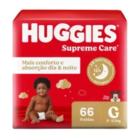 Imagem da promoção Fralda Huggies Supreme Care G 66 Unidades