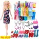 Acessórios Para Bonecas 10 Saias De Moda Mistas + 4 Óculos + 6 Colares + 2 Bolsas De Mão + 10 Sapat em oferta