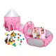 Barraca Infantil Rosa Toca Túnel 3 X 1 Barbie Cesta Basquete em oferta