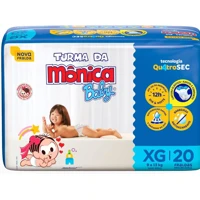 Imagem da promoção Fralda Turma da Mônica Baby XG 20 unidades