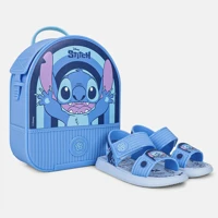 Imagem da promoção Sandália Infantil Grendene Kids Disney Mochila Menina - Azul Claro+Azul