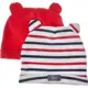 Zip Gorro Orelhinha (02 Peças) Listrado/Vermelho em oferta