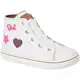 Tenis Infantil GiGiL Teen Feminino Enfeite Girl Love Brilho Coração Cano Alto Escolar Macio Leve Con em oferta