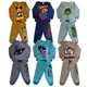 Kit 6 Peças Conjuntos Moletom Masculino Infantil Inverno - 3 Casacos + 3 Calças Menino em oferta
