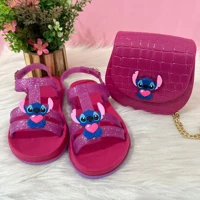 Imagem da promoção Kit Infantil Stitch Sandália e Bolsa