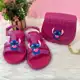 Kit Infantil Stitch Sandália e Bolsa em oferta