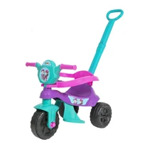 Imagem da promoção Carrinho de Passeio e Pedal Infantil Triciclo Kemotoca Baby Dog Kendy Brinquedos