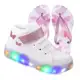 Tênis Feminino Infantil Botinha Borboleta De Led + Chinelo em oferta