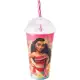 Copo Shake com Tampa e Canudo Moana 500ml Plasútil em oferta