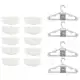 kit 10 cestos e 20 cabides organizador em oferta
